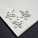 Подвеска цветок, сталь, 16мм, штучно