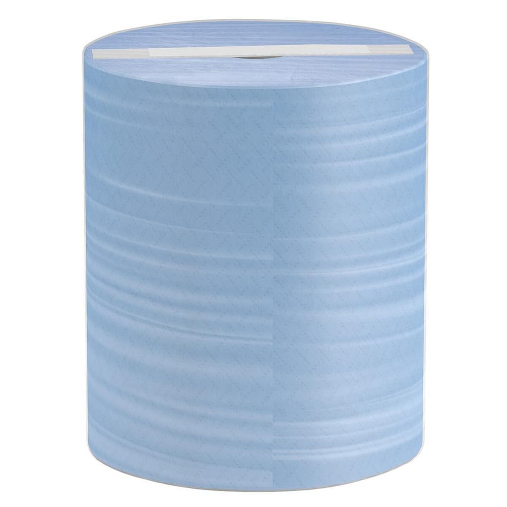 Протирочный материал в рулонах Veiro Lite синий двухслойный (2 рулона х 350 м)