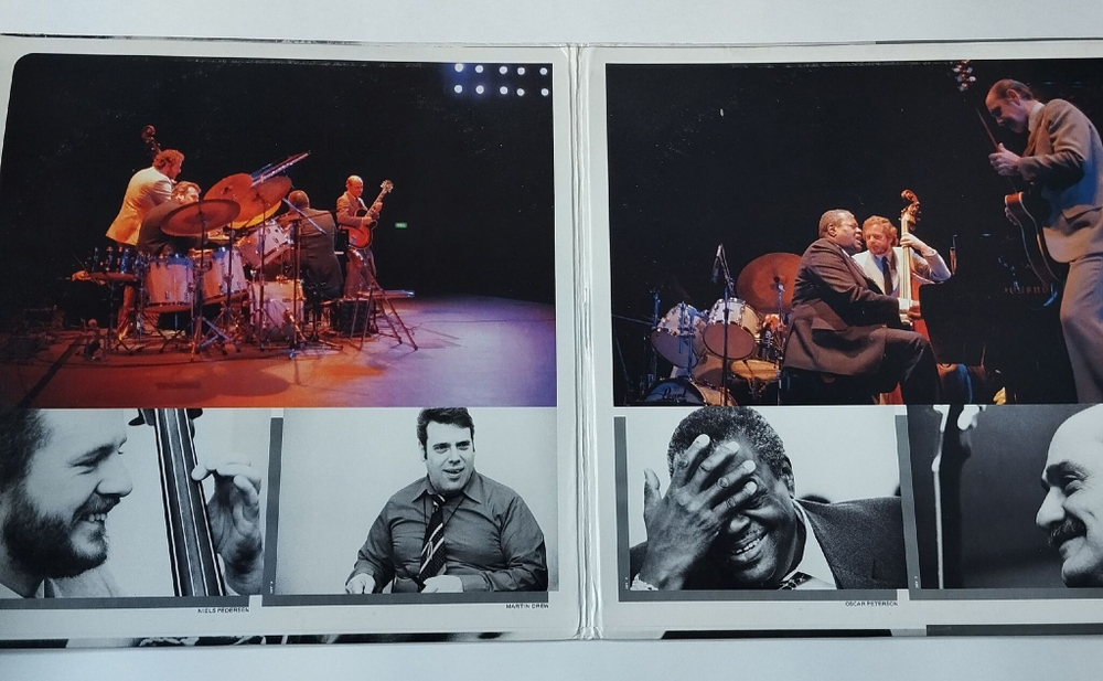 Винтажная виниловая пластинка LP The Oscar Peterson Big 4 Freedom Song (USA 1983)