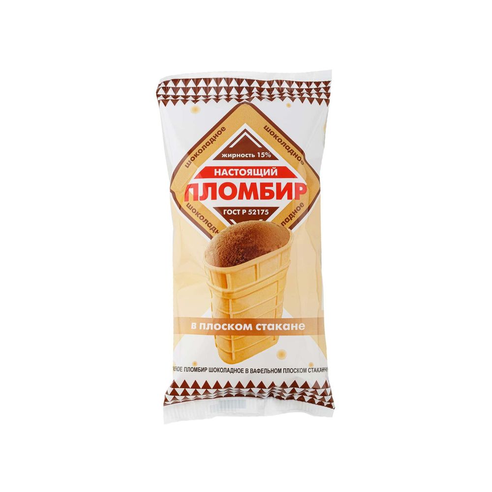 Мороженое "Настоящий пломбир" шоколадное 90г