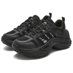 FILA Fila fishbone 3.0 casual thick-soled increased sports all-match trend low-cut life casual shoes women's black