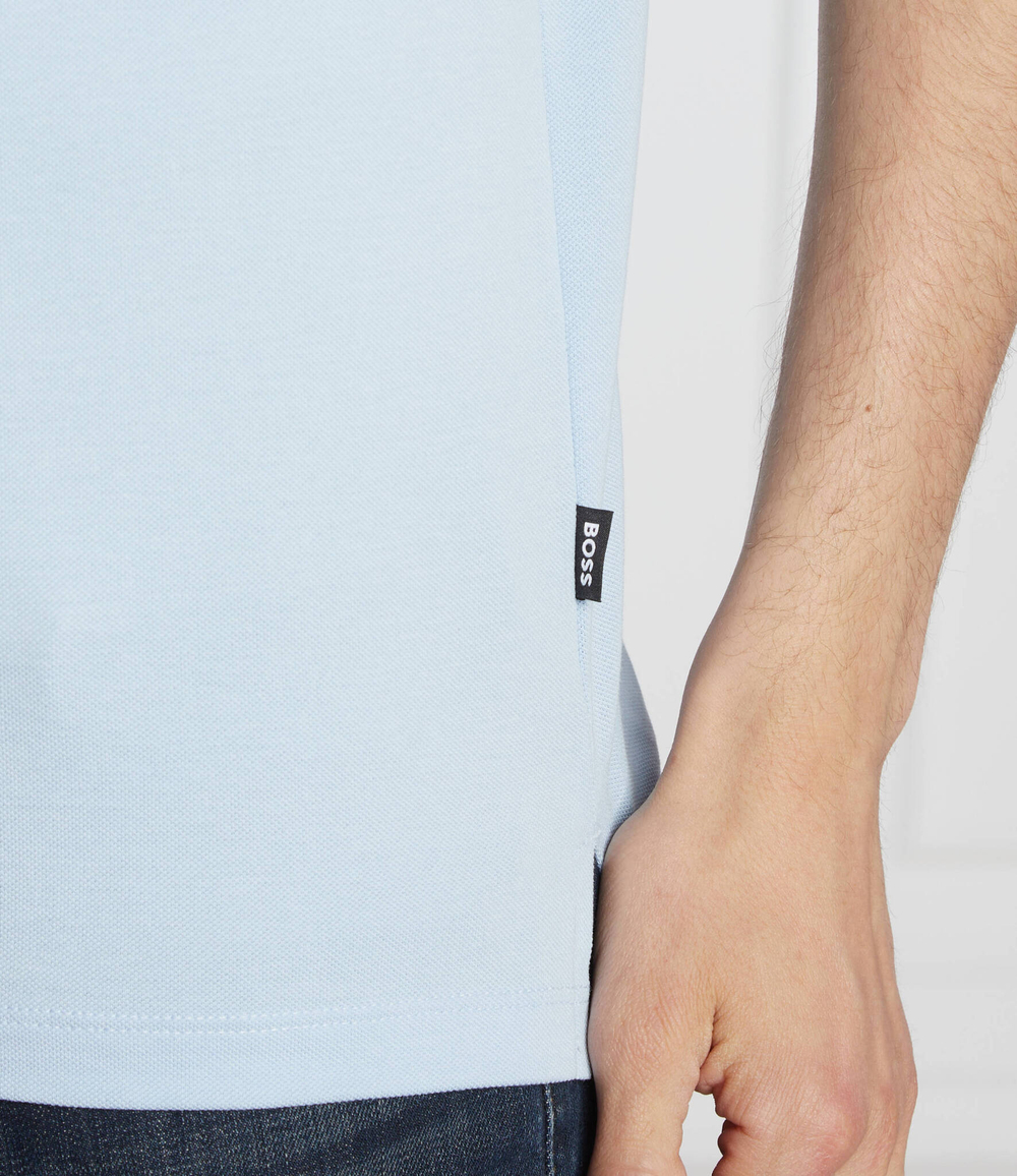 поло pallas BOSS BLACK - голубой(50468362)