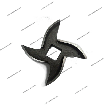 Нож для мясорубок универсальный посадочное-квадрат 9мм, размах 50мм, подх, для Aurora(au461)