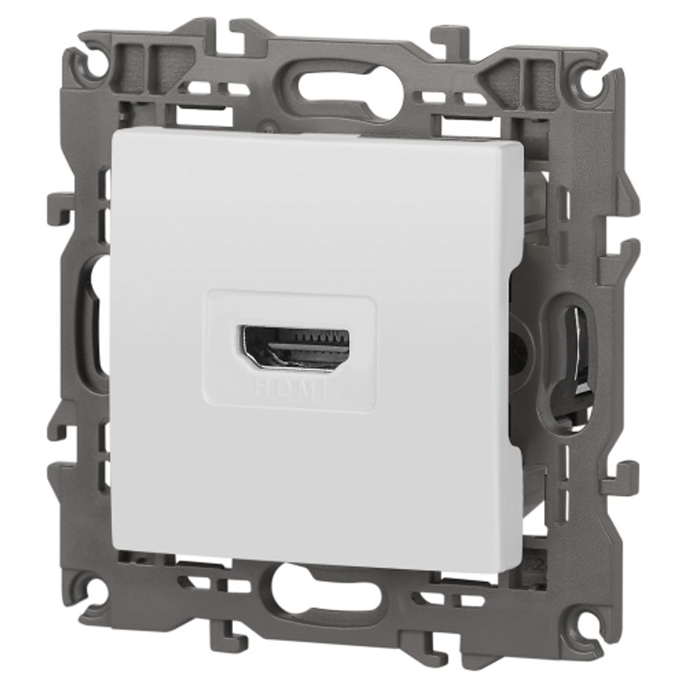 Розетка ЭРА Elegance 14-3114-01М HDMI, белый матовый