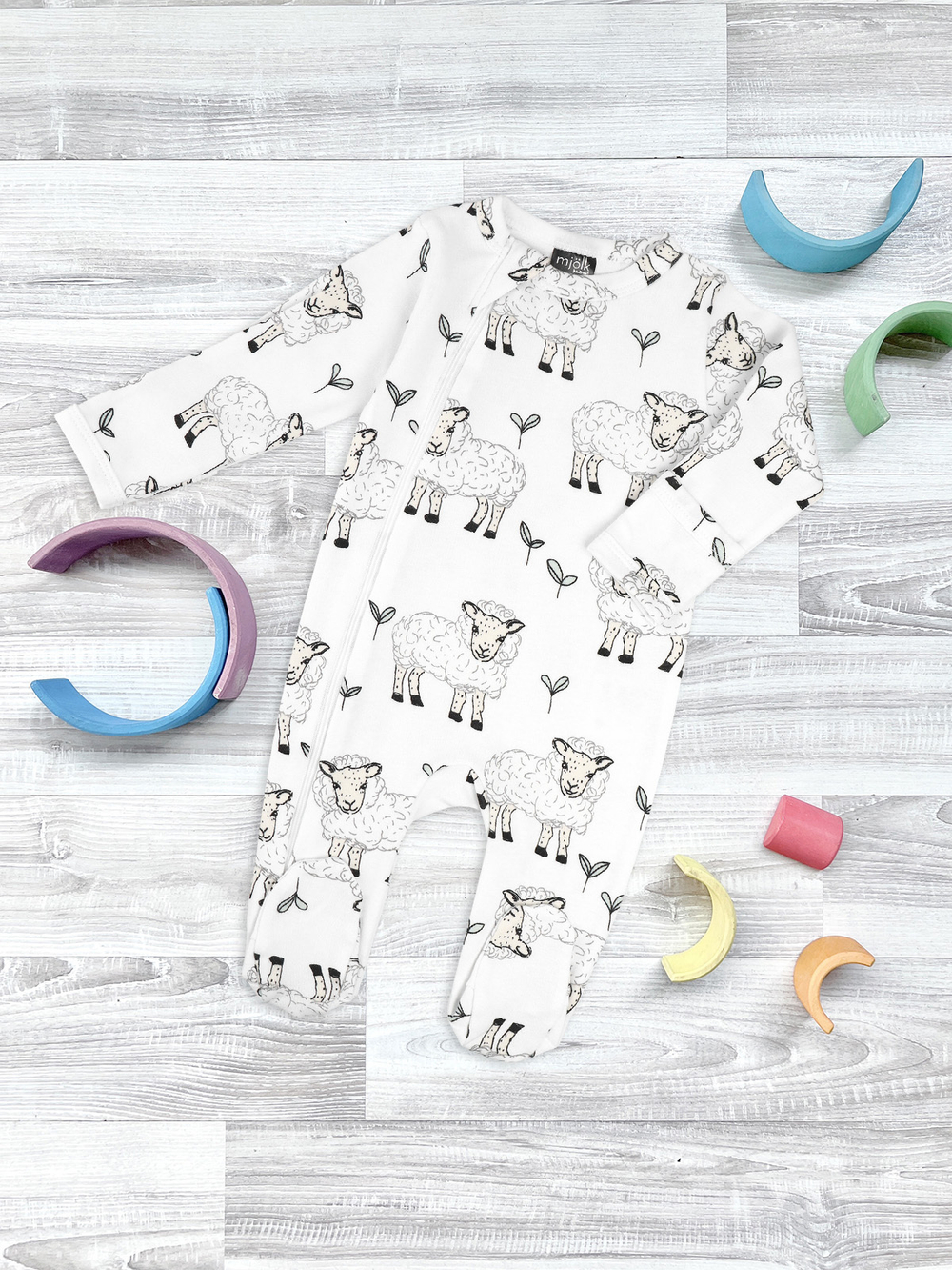 Комбинезон Mjölk Sleep and Play Овечки