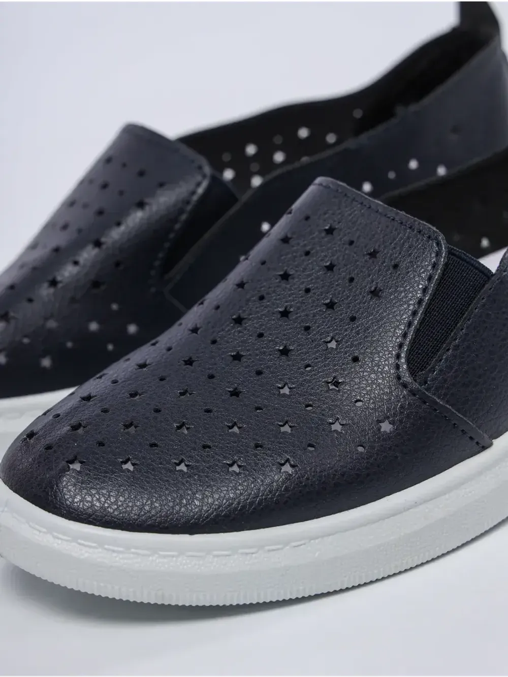 Мокасины летние с перфорацией