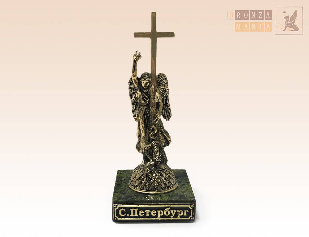 фигурка Александровский ангел большой (h - 80 мм) на змеевике