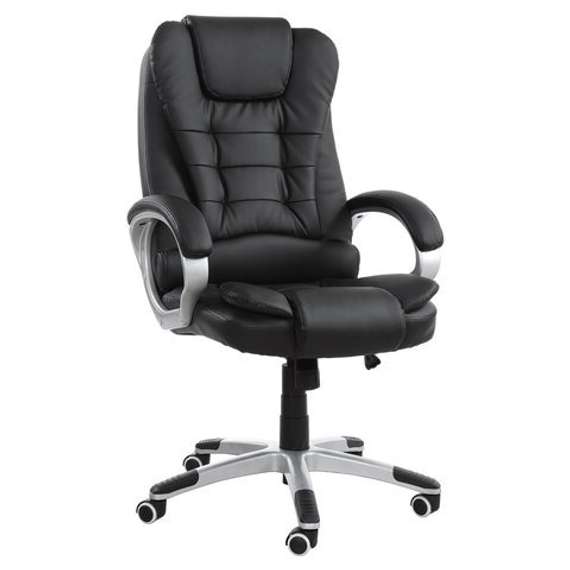 Кресло офисное BRABIX &quot;Comfort MS-003&quot;, 6 массажных модулей, экокожа, черное, 532521