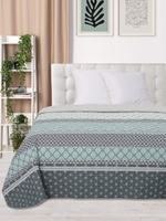 Покрывало на кровать, стеганое, поплин с размерами 150х215