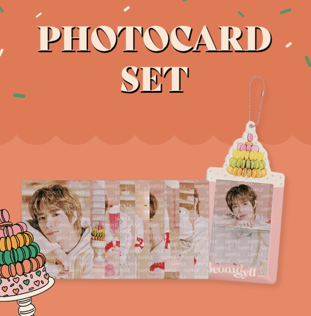 Набор холдер + фотокарты [BEOMGYU] PHOTO CARD HOLDER