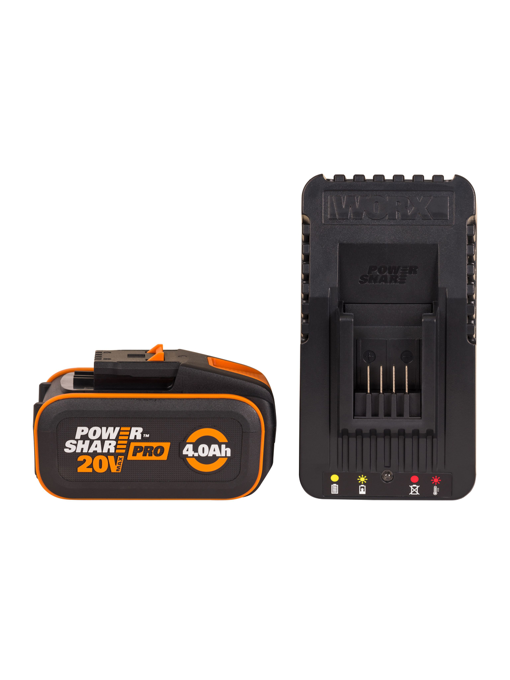 Комплект WORX WA3611: Двойное зарядное устройство WA3883