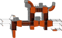 Детский городок Таити (паттерн Vector)