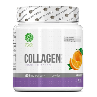 Nature Foods Collagen + Hyaluronic acid + Vit C (200 гр.) [M]