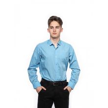 Подростковая рубашка голубого цвета Regular Fit IMPERATOR