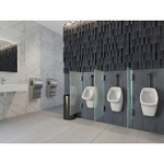 Писсуар Santek Гала с нажимным краном, креплением и вертикальнм сифоном (1WH501805)