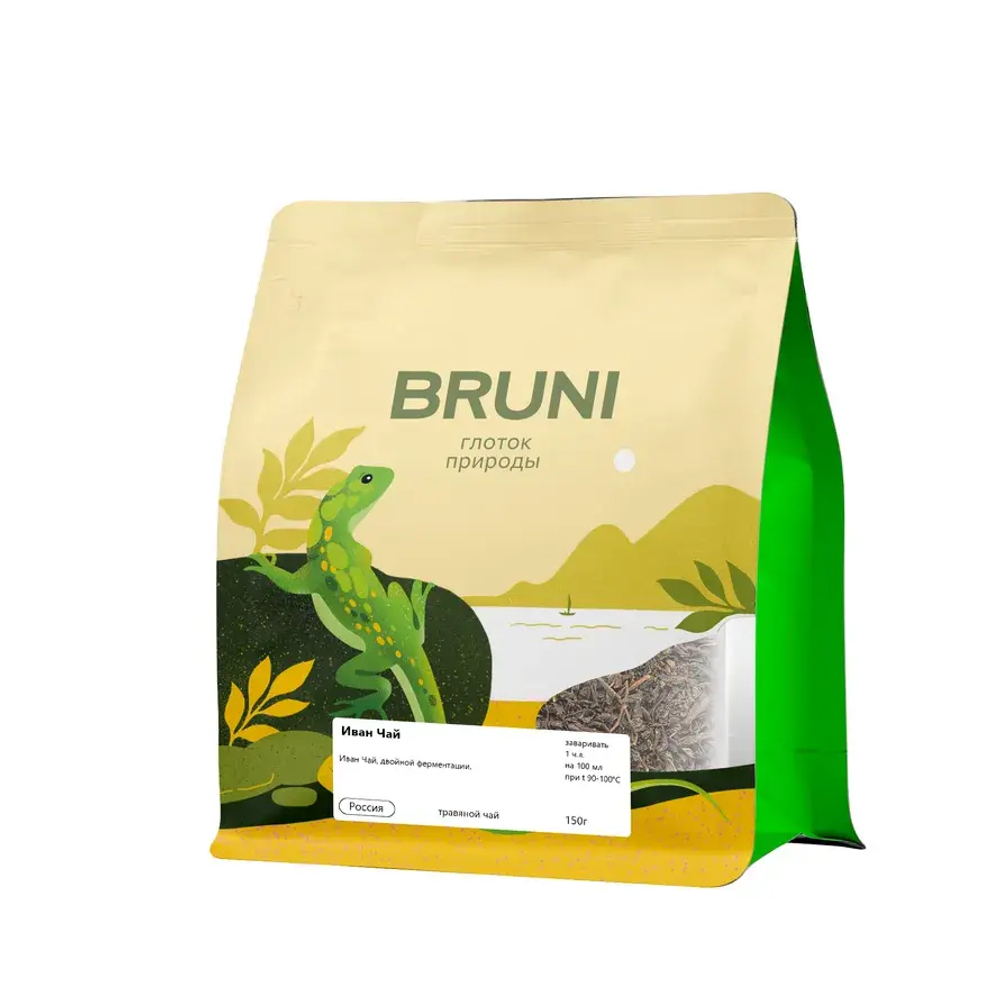 Иван-чай двойной ферментации ТМ BRUNI чайный напиток 150 гр