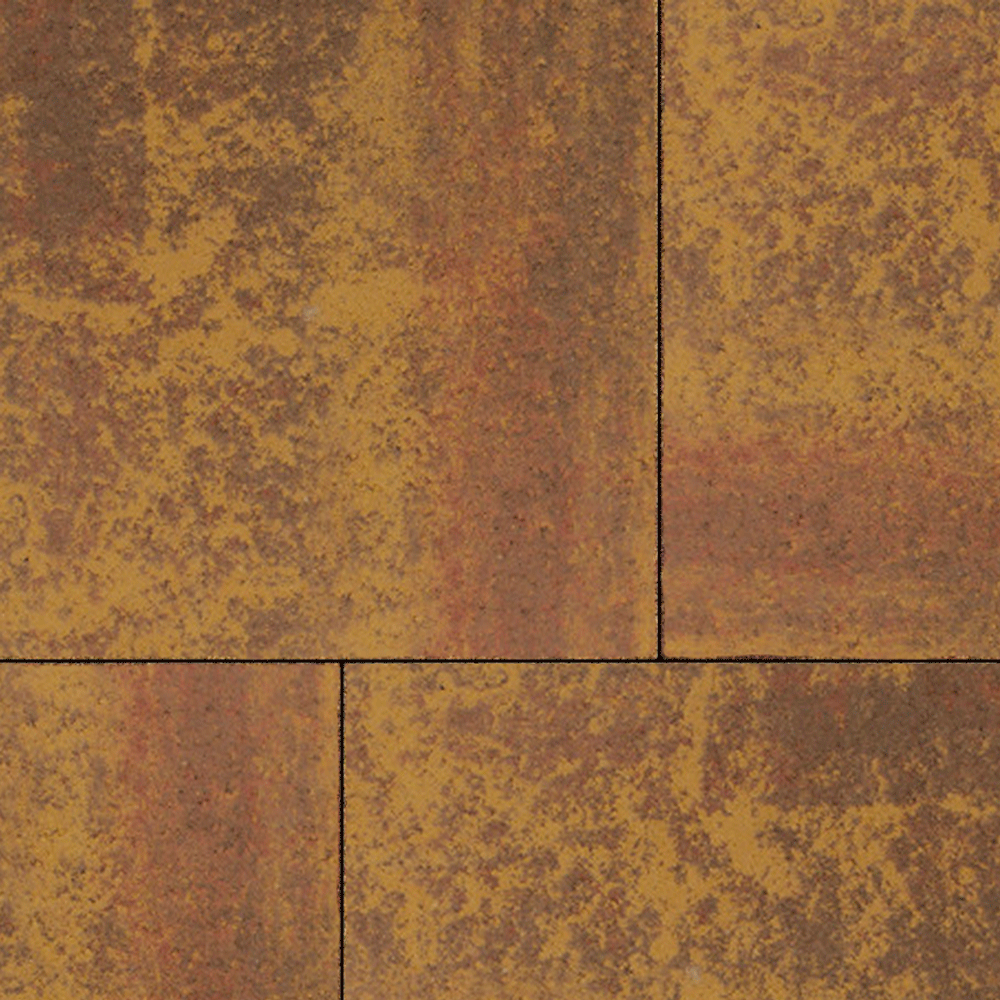 ТРОТУАРНАЯ ПЛИТКА КВАДРАТ - Б.7.К.8 ЛИСТОПАД ГЛАДКИЙ ОСЕНЬ