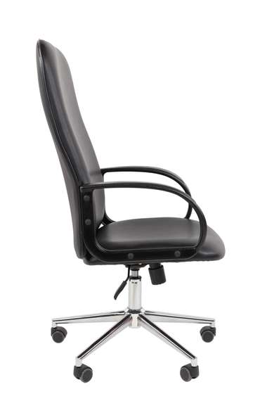 Офисное кресло Chairman 278 Россия экопремиум черный хром
