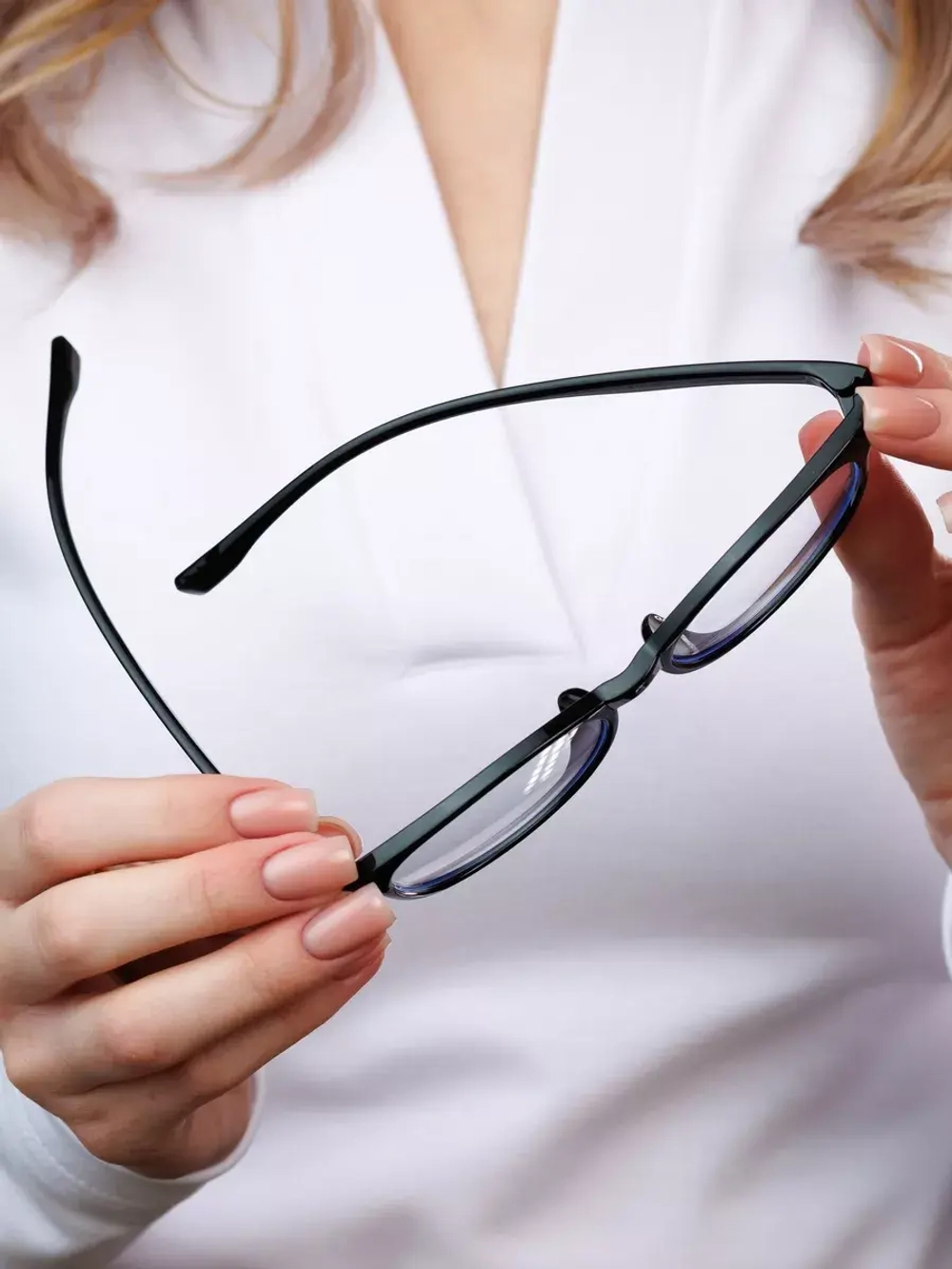 Очки для компьютера имиджевые защитные прозрачные нулевки