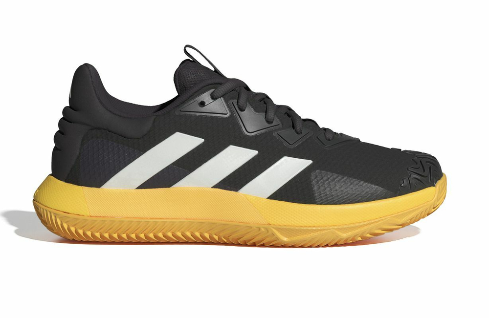 Мужские кроссовки теннисные Adidas SoleMatch Control M Clay - black/yellow