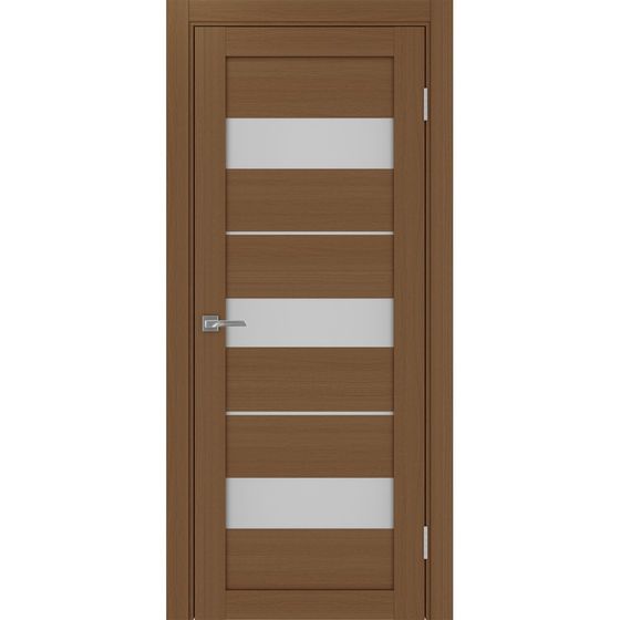Купить Межкомнатная дверь экошпон Турин 526.122 орех остеклённая