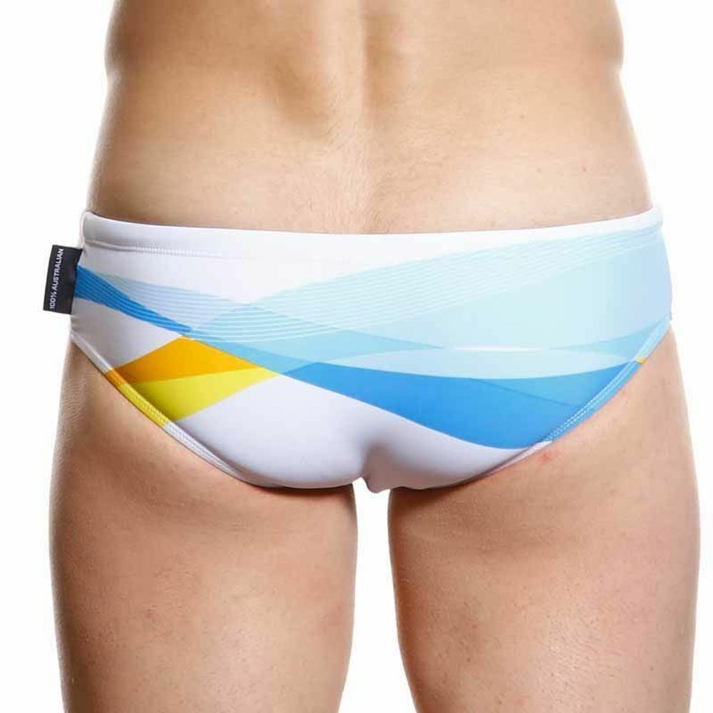 Мужские плавки белые Aussiebum Sunga Lowrider Blade