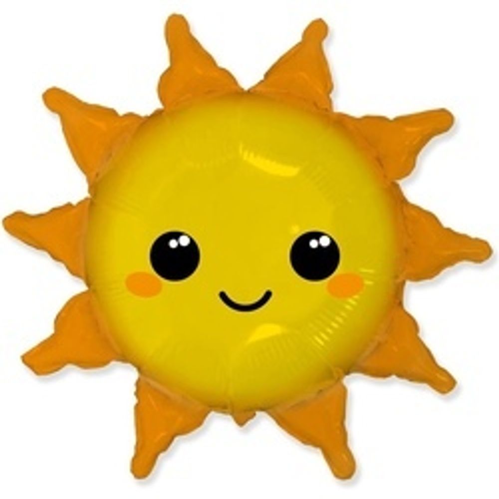 Шар (31"/79 см) Фигура, Солнце
