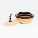 Деревянная сахарница из древесины сибирского кедра