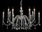 Подвесная люстра Crystal Lux MERCEDES SP6+6 CHROME/SMOKE