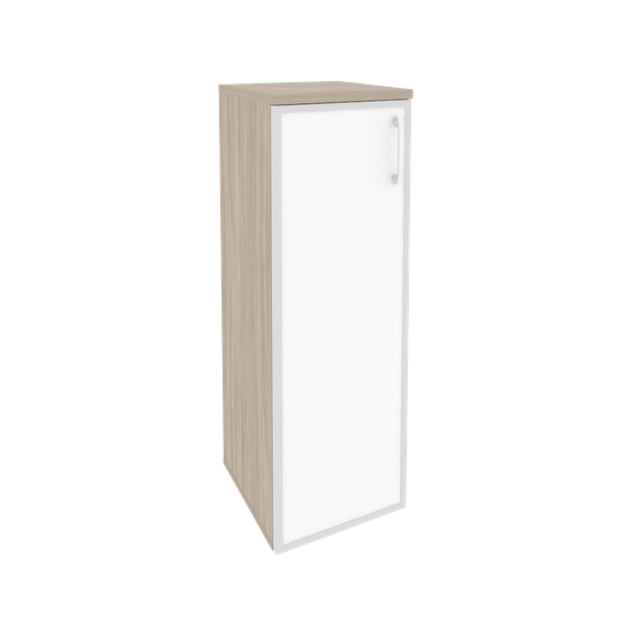 Оникс Шкаф средний узкий левый O.SU-2.4 R (L) white  400*420*1207