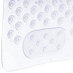 Коврик в ванну Селфи 70х35 ПВХ Бэтти прозрачный