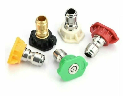 5 шт / Набор форсунок для моек высокого давления, быстросъём (5 шт. комплект)