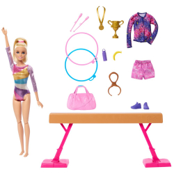 Barbie - Кукла-гимнастка + 14 аксессуаров HRG52 / артикул   HRG52  / GTIN 194735175895