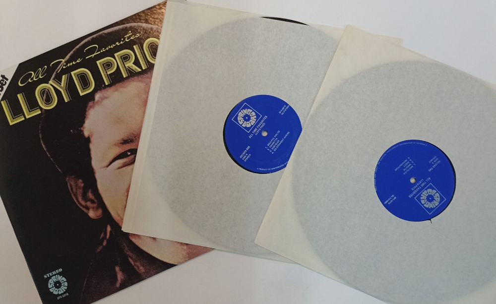 Винтажная виниловая пластинка LP Lloyd Price All Time Favorites 2LP (USA 1976)