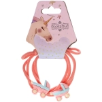 Резинки для волос 2шт «МИМИШКА», колясочка, микс 5 цветов, d-5,5см (подвес Единорог)