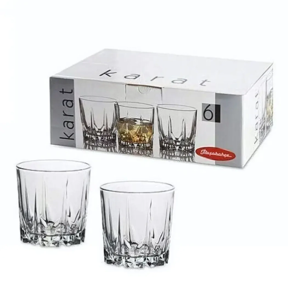 Набор стаканов для виски 6шт 295мл «Карат» 52885B
