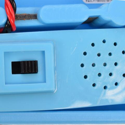 Самокат 3-х колесный, свет, звук, 04 (голубой)