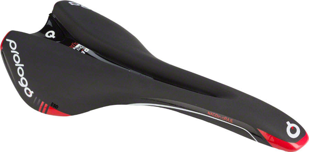 Седло PROLOGONAGO EVO SPACE 141T2.0 для Enduro, 273х141мм, с продольным глянцевым углублением, база