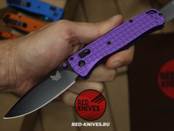 Нож Benchmade 535 Алюминий Frag A+++ - фиолет рук., черный клинок RK/Н67