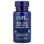 Life Extension, Масло семян черного тмина и Curcumin Elite ™, 60 мягких таблеток