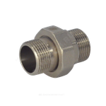 Соединитель латунь никель американка Ду 15 (1/2") прямой НР/НР SantechSystems