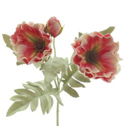 GAEM Цветок искусственный "Мак", L28 W14 H69 см