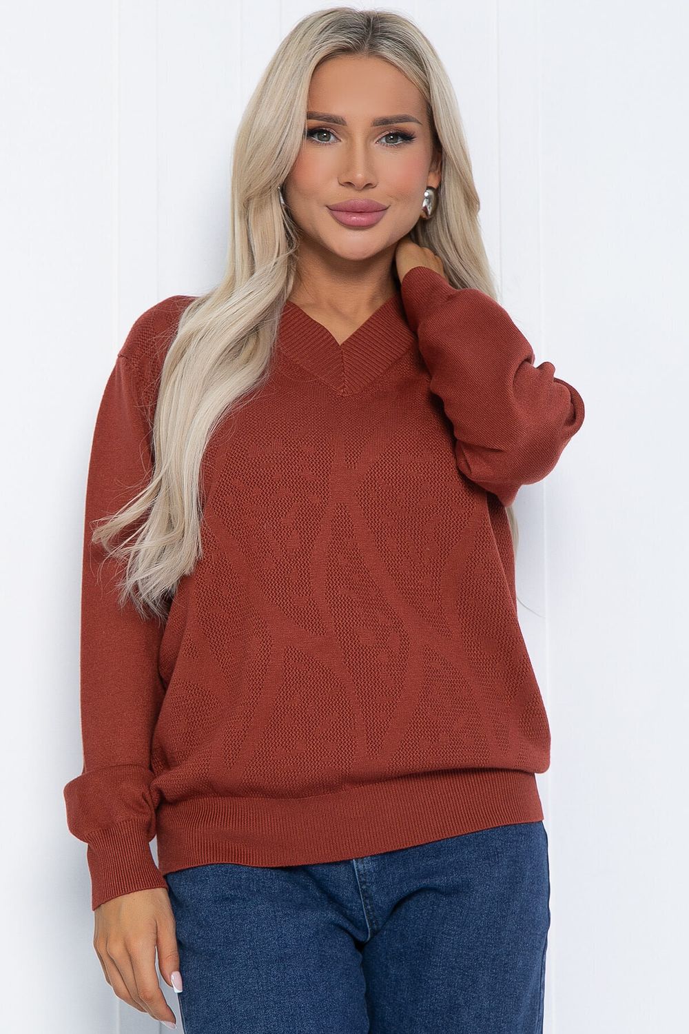 Джемпер Карамелька (терракот) Б12518-4 LT Collection (Акция)