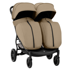 Детская прогулочная коляска для двойни Sweet Baby Donna Beige