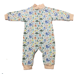 Комбинезон без ножек на кнопках из кулирки (100% хлопок) на рост 68 см