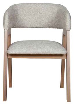 Стул P-01 / бежевая ткань / массив бука