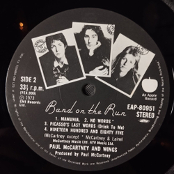 Винтажная виниловая пластинка LP Paul McCartney and Wings Band On The Run (Japan 1973) (No Obi) Mrs. Vandebilt