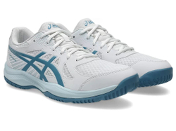 Мужские кроссовки для бадминтона/сквоша Asics Upcourt 6 - white/saba blue