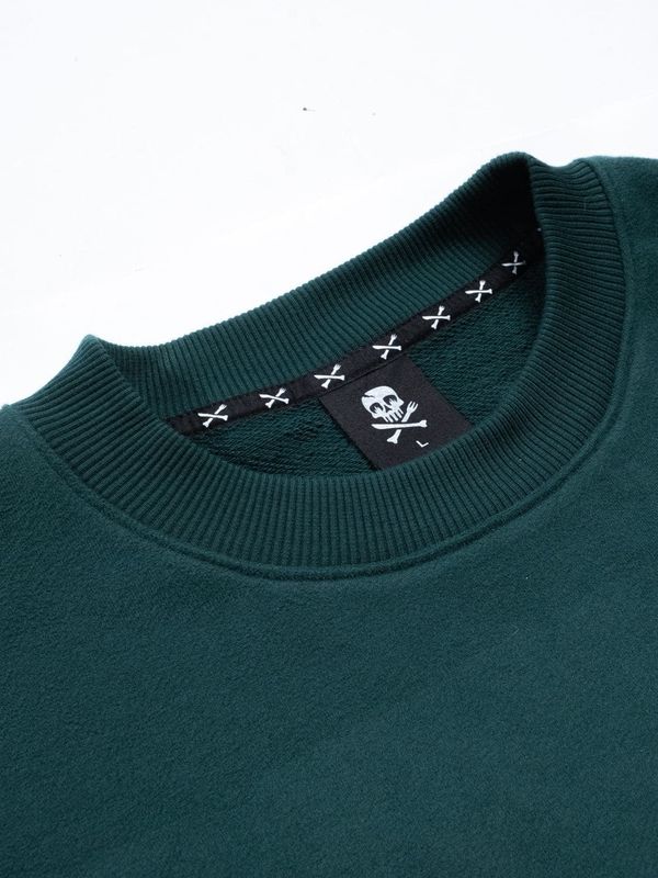 Толстовка F&K темно-зеленая - фото 12