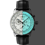 ZEPPELIN Quartz Movement Men"s Watches Watch White Dial Stainless Steel Case Genuine Leather Strap